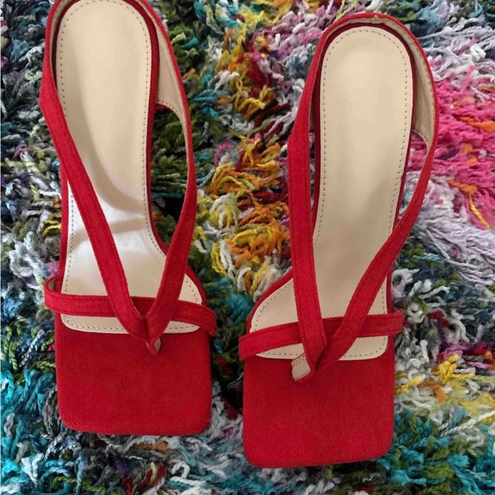 Elegant Red Women's Sandals